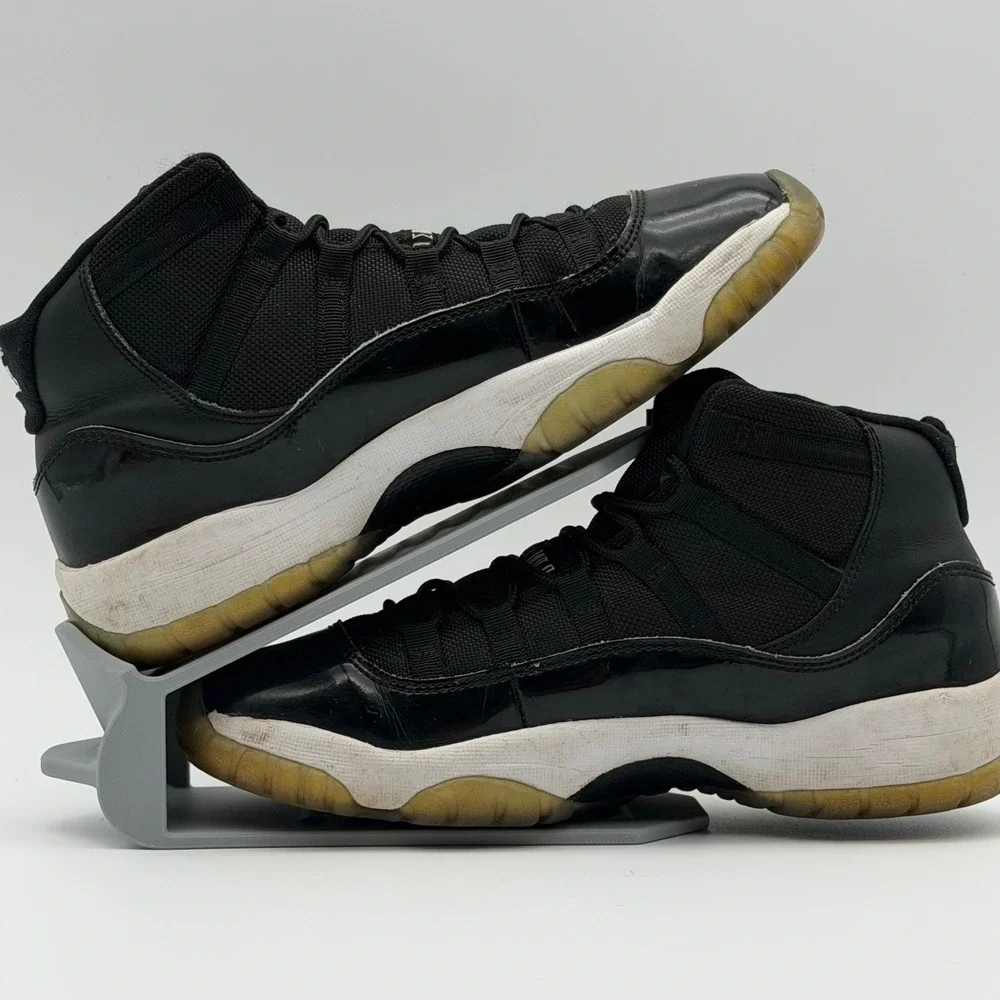 Jordan 11 Space Jam Black/Dark Concord-White 378038-003 Size 7Y 8.5W